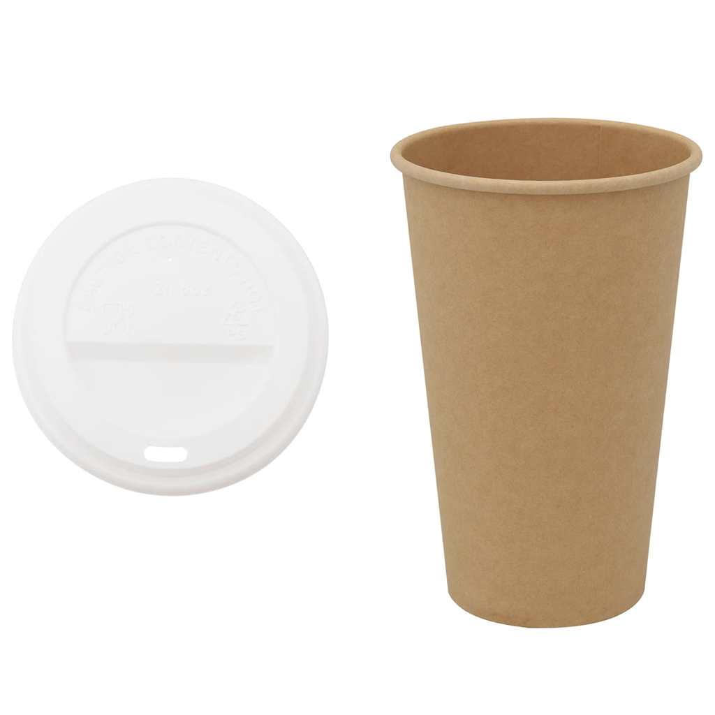 papirnate šalice za kavu s poklopcima 1000 kom 16 oz 400 ml