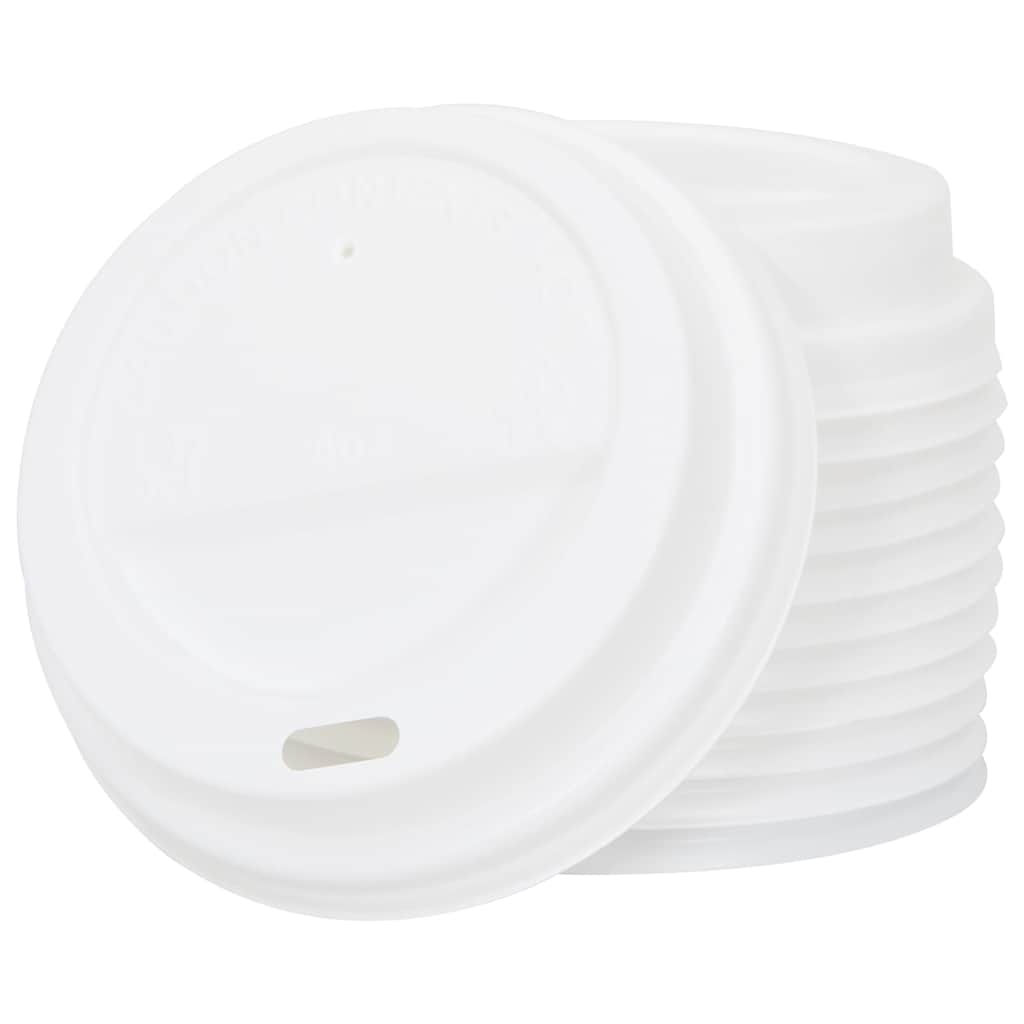 papirnate šalice za kavu s poklopcima 1000 kom 8 oz 200 ml