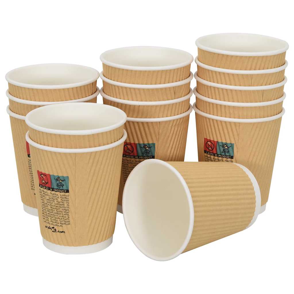 papirnate šalice za kavu s poklopcima 1000 kom 8 oz 200 ml