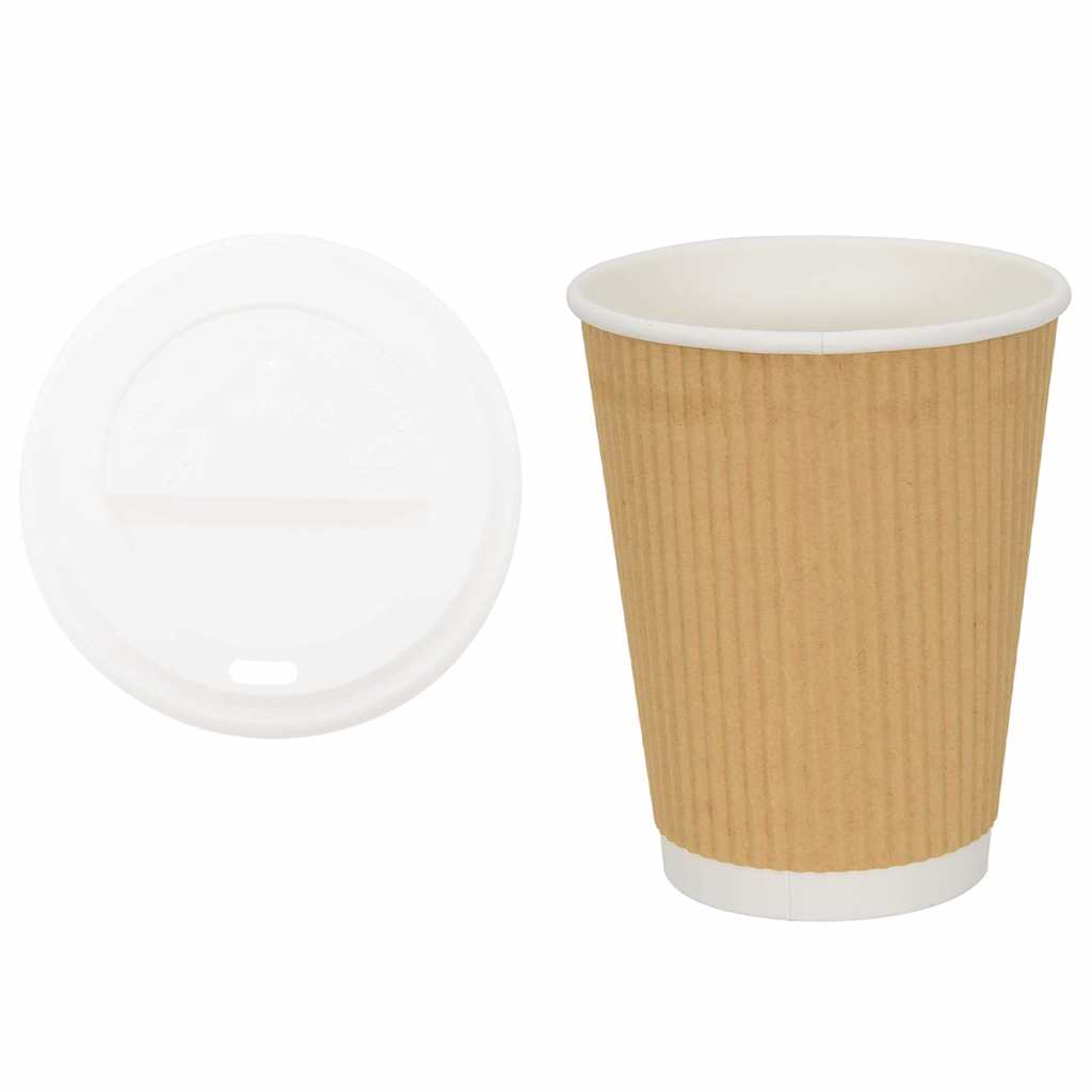 papirnate šalice za kavu s poklopcem 1000 kom 12 oz 300 ml
