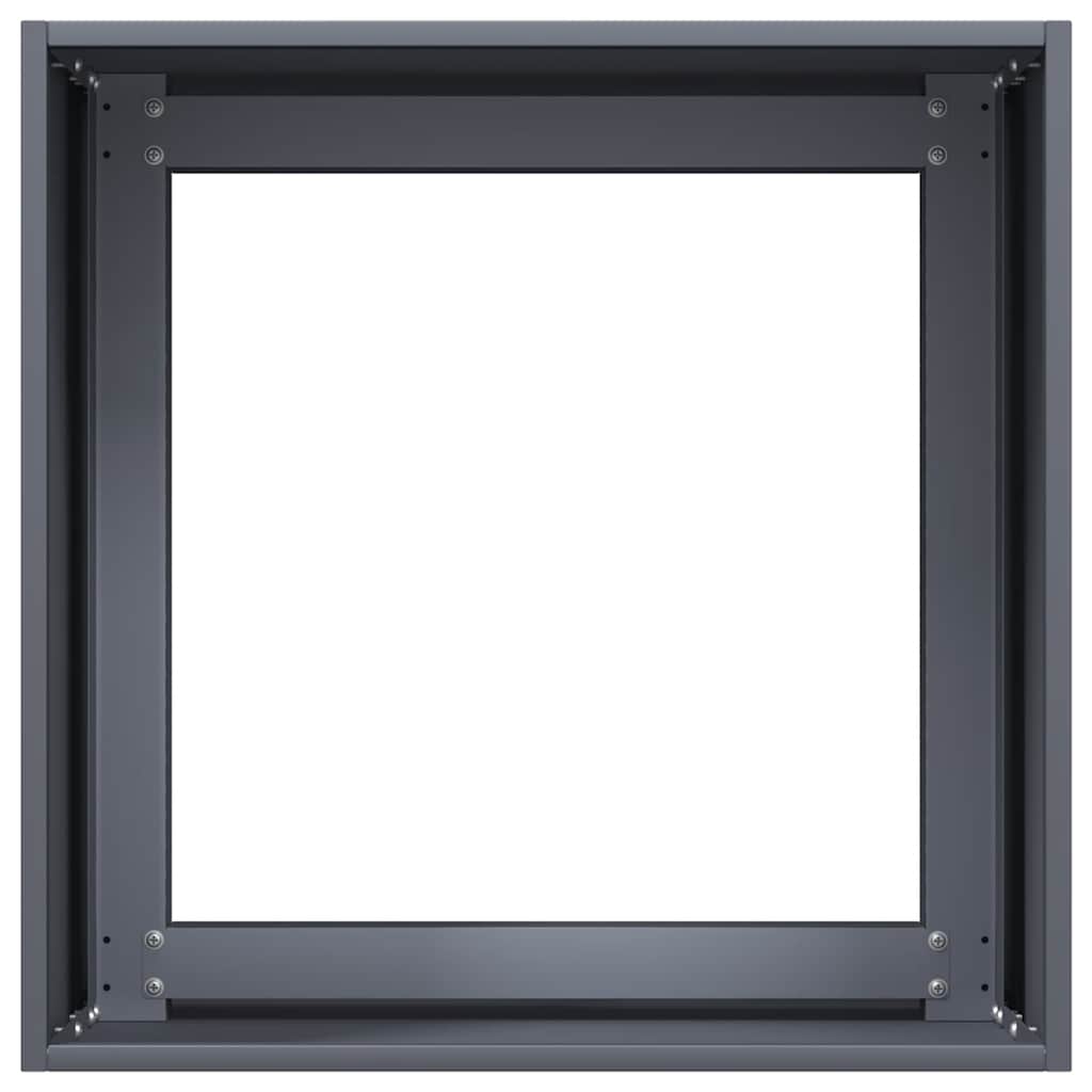 Sadilica antracit 40x40x40 cm od hladno valjanog čelika