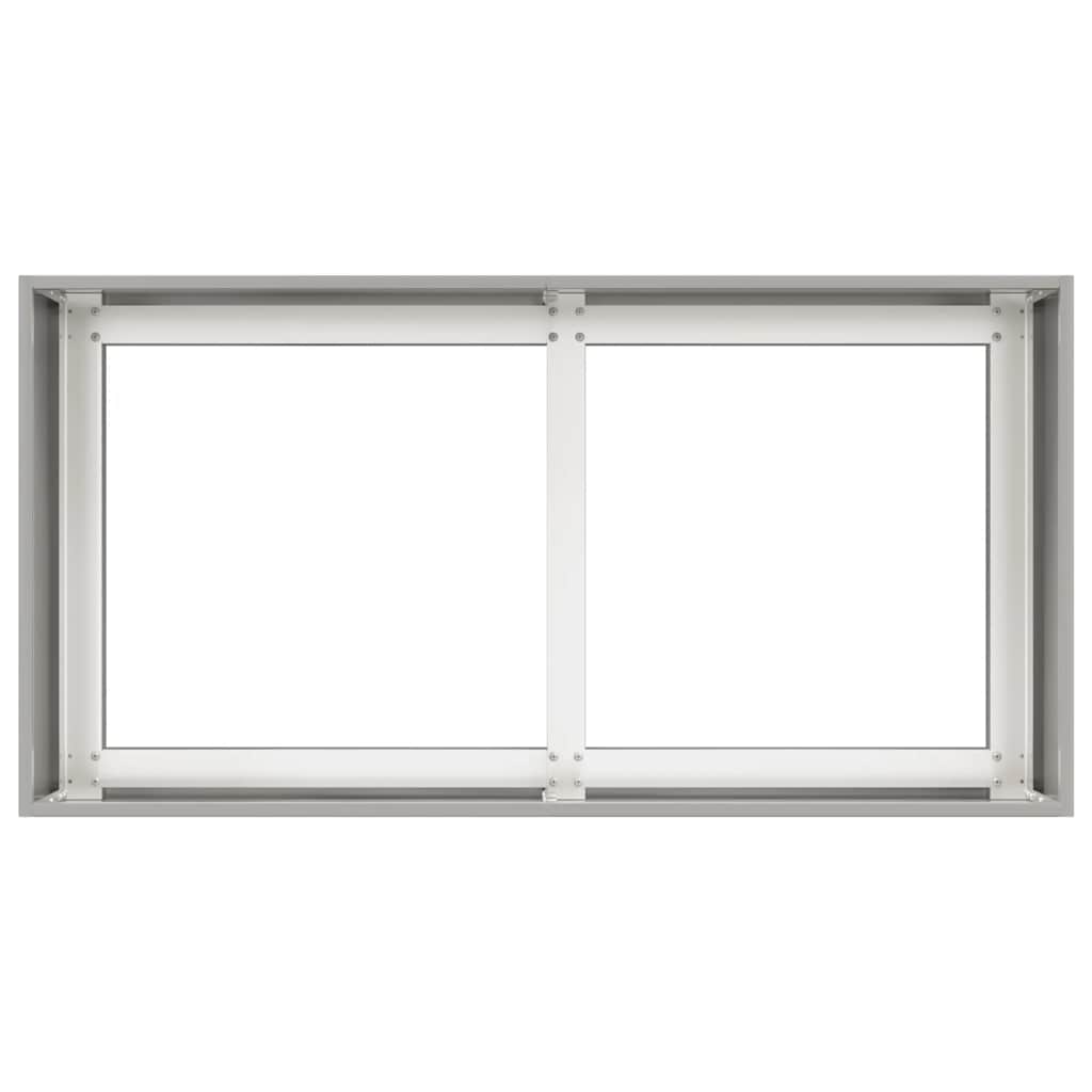 Vrtna sadilica antracit 80x40x40 cm od nehrđajućeg čelika