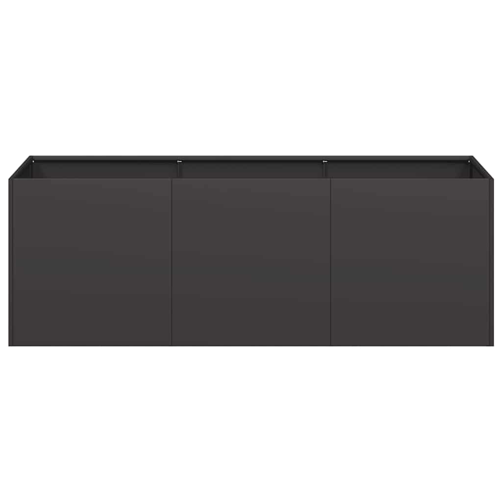Žabica Crna 120x40x40 cm Hladno valjani čelik