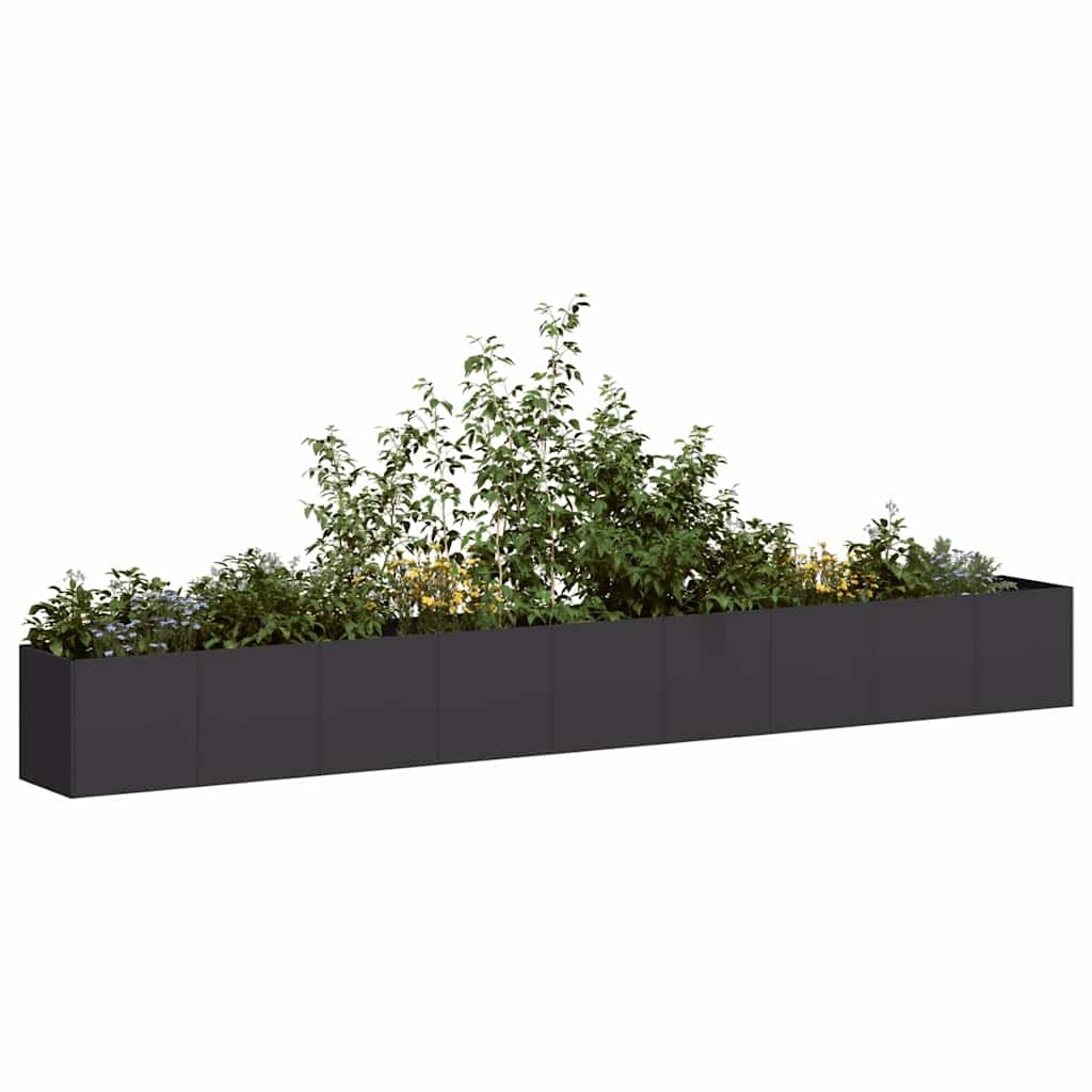Sadilica crna 360x40x40 cm od hladno valjanog čelika