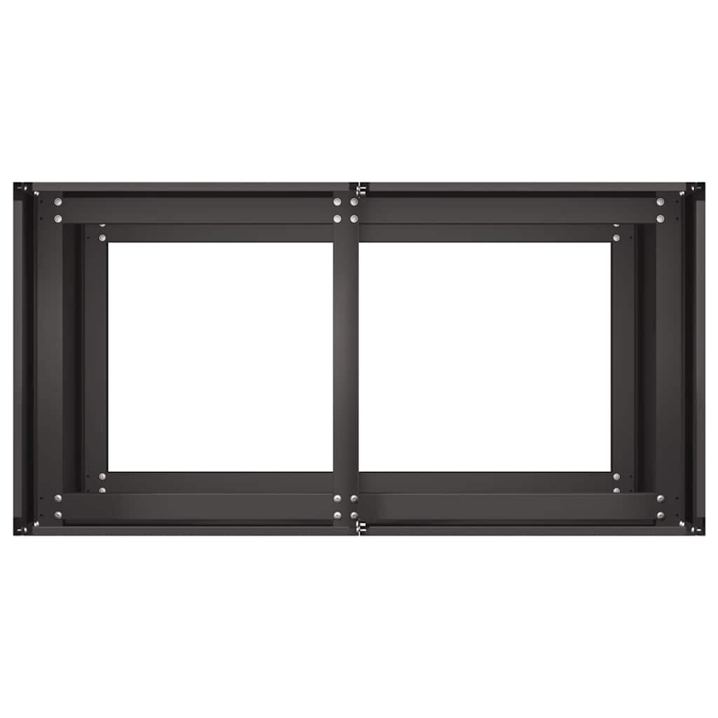 Sadilica crna 80x40x80 cm od hladno valjanog čelika