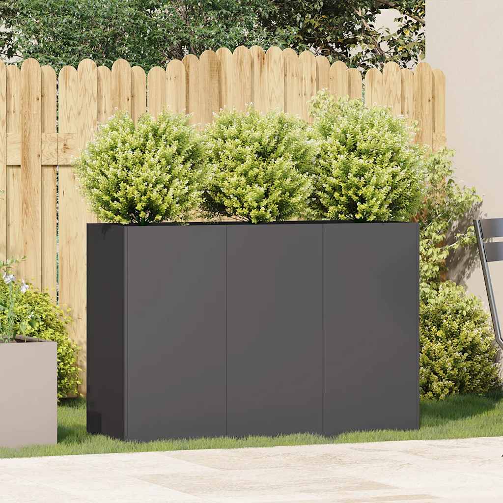 Sadilica crna 120x40x80 cm od hladno valjanog čelika