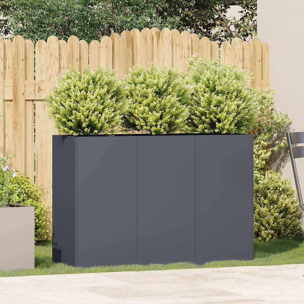Sadilica antracit 120x40x80 cm od hladno valjanog čelika