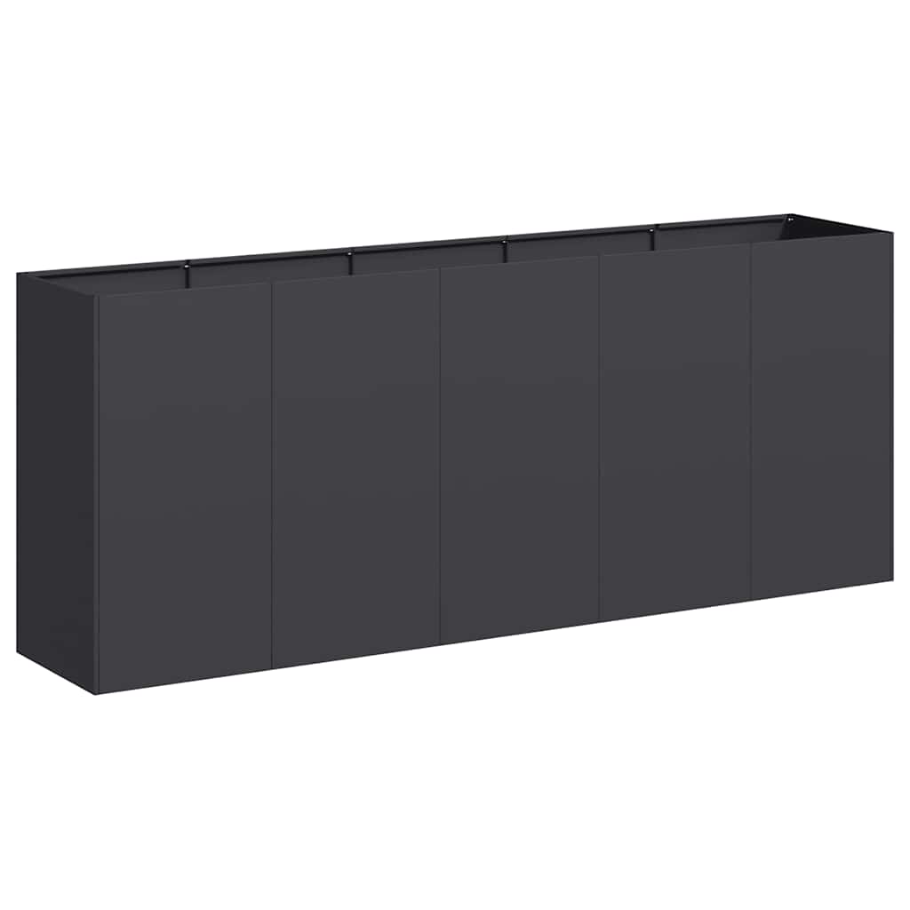 Sadilica crna 200x40x80 cm od hladno valjanog čelika