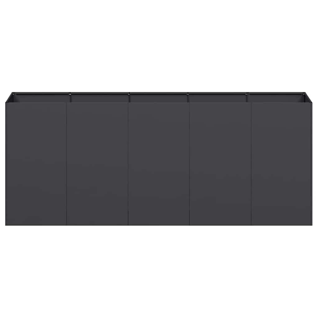 Sadilica crna 200x40x80 cm od hladno valjanog čelika