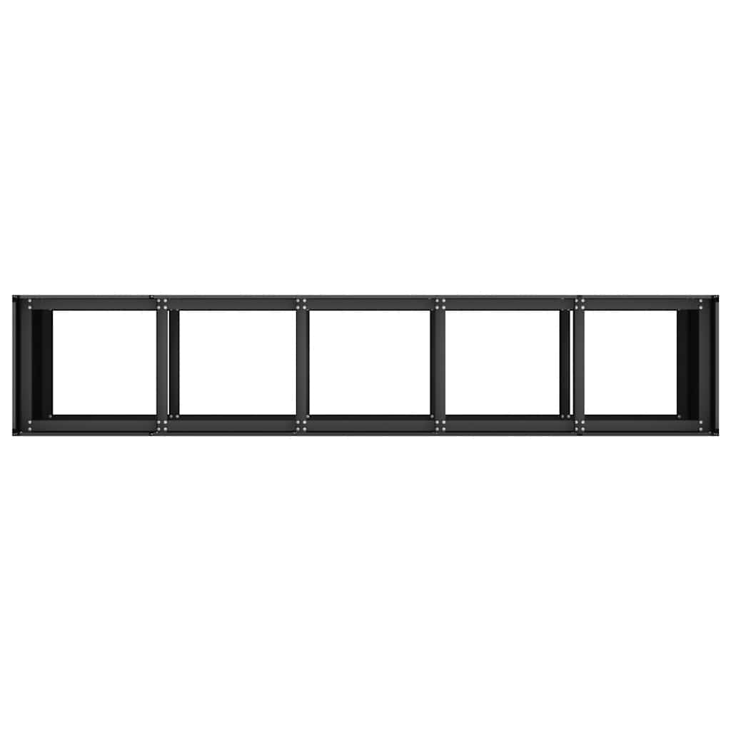 Sadilica crna 200x40x80 cm od hladno valjanog čelika