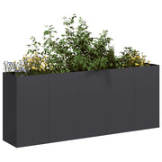 Sadilica crna 200x40x80 cm od hladno valjanog čelika