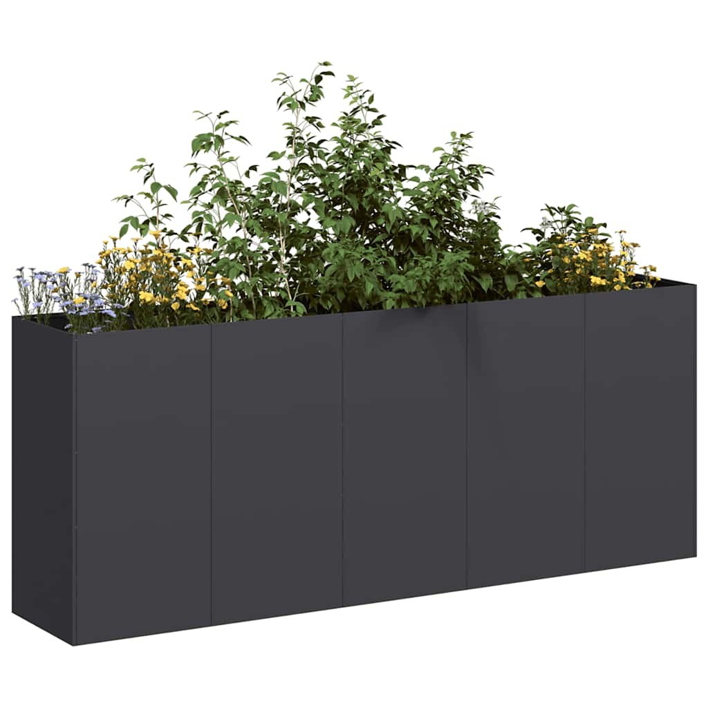 Sadilica crna 200x40x80 cm od hladno valjanog čelika
