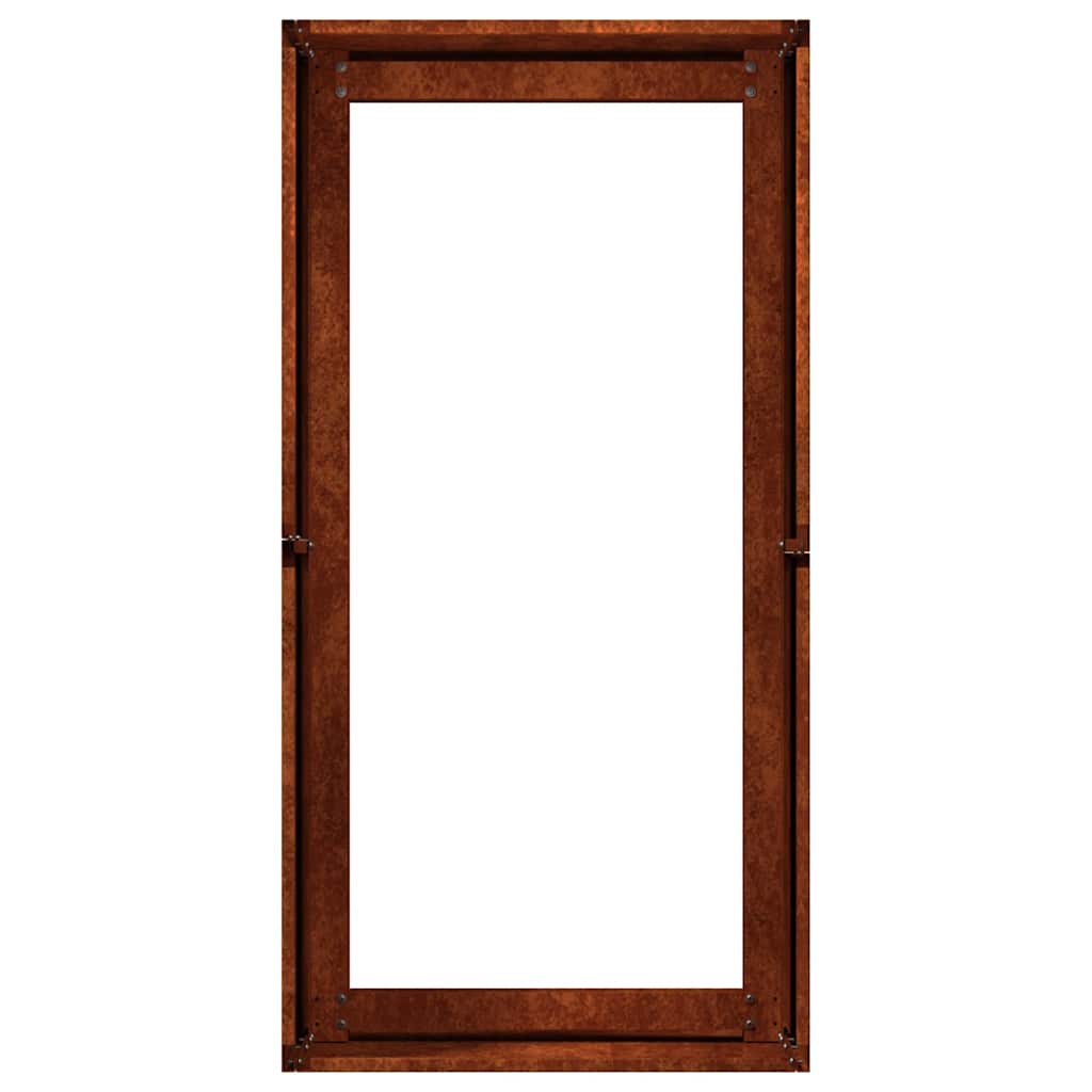 Sadilica boja hrđe 40x80x40 cm od pohabanog čelika
