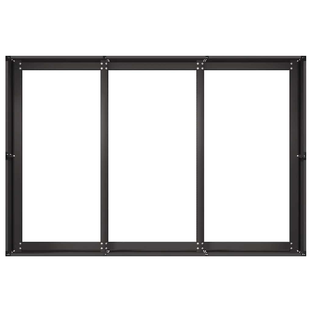 Sadilica crna 120x80x40 cm od čelika