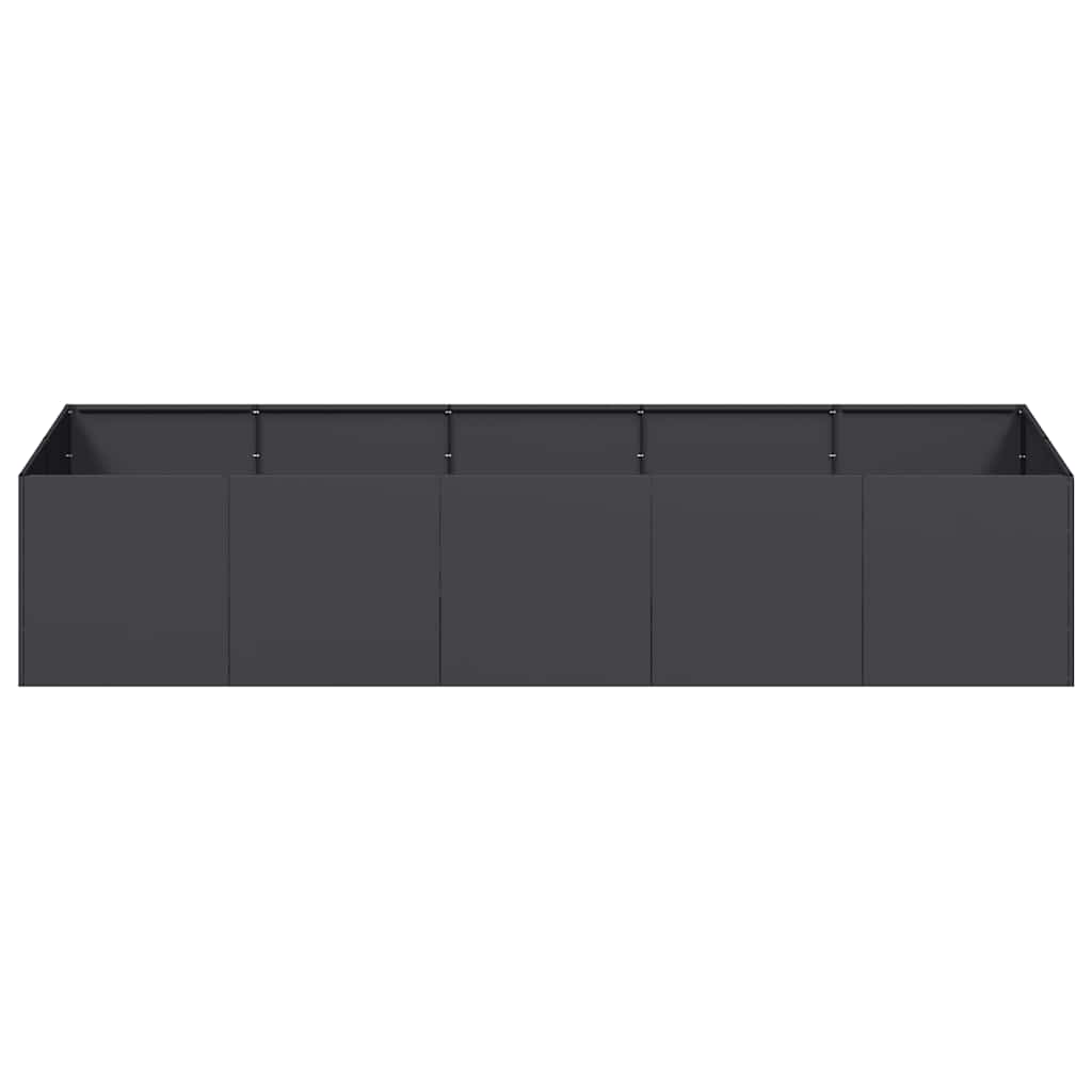 Sadilica crna 200x80x40 cm od čelika
