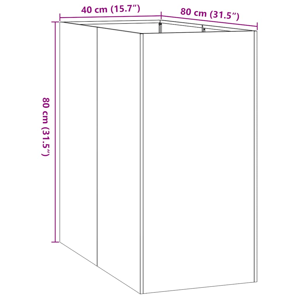 Sadilica 40x80x80 cm od nehrđajućeg čelika