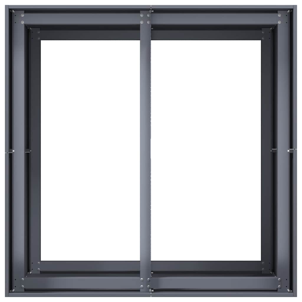 Sadilica antracit 80x80x80 cm od čelika