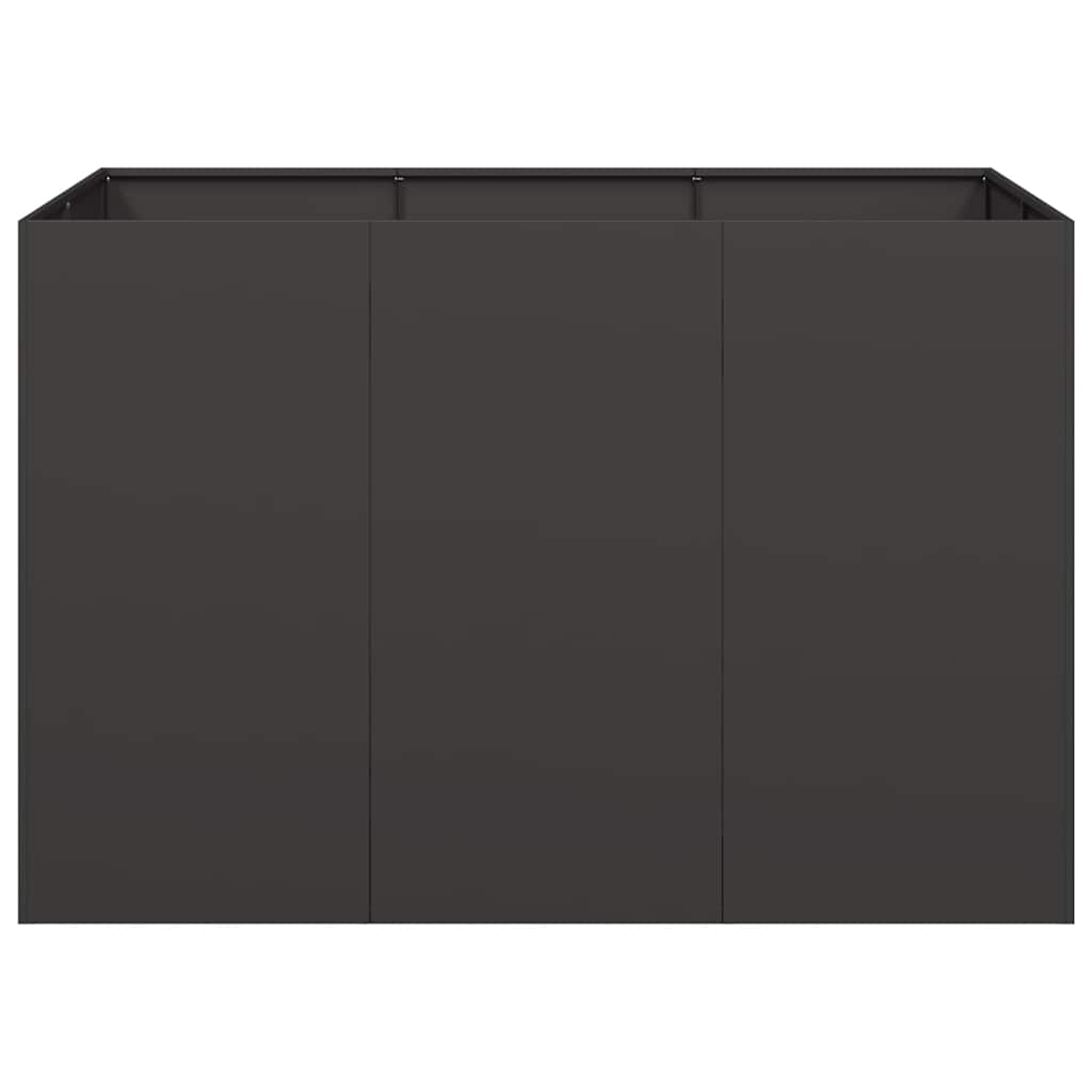 Sadilica crna 120x80x80 cm od čelika