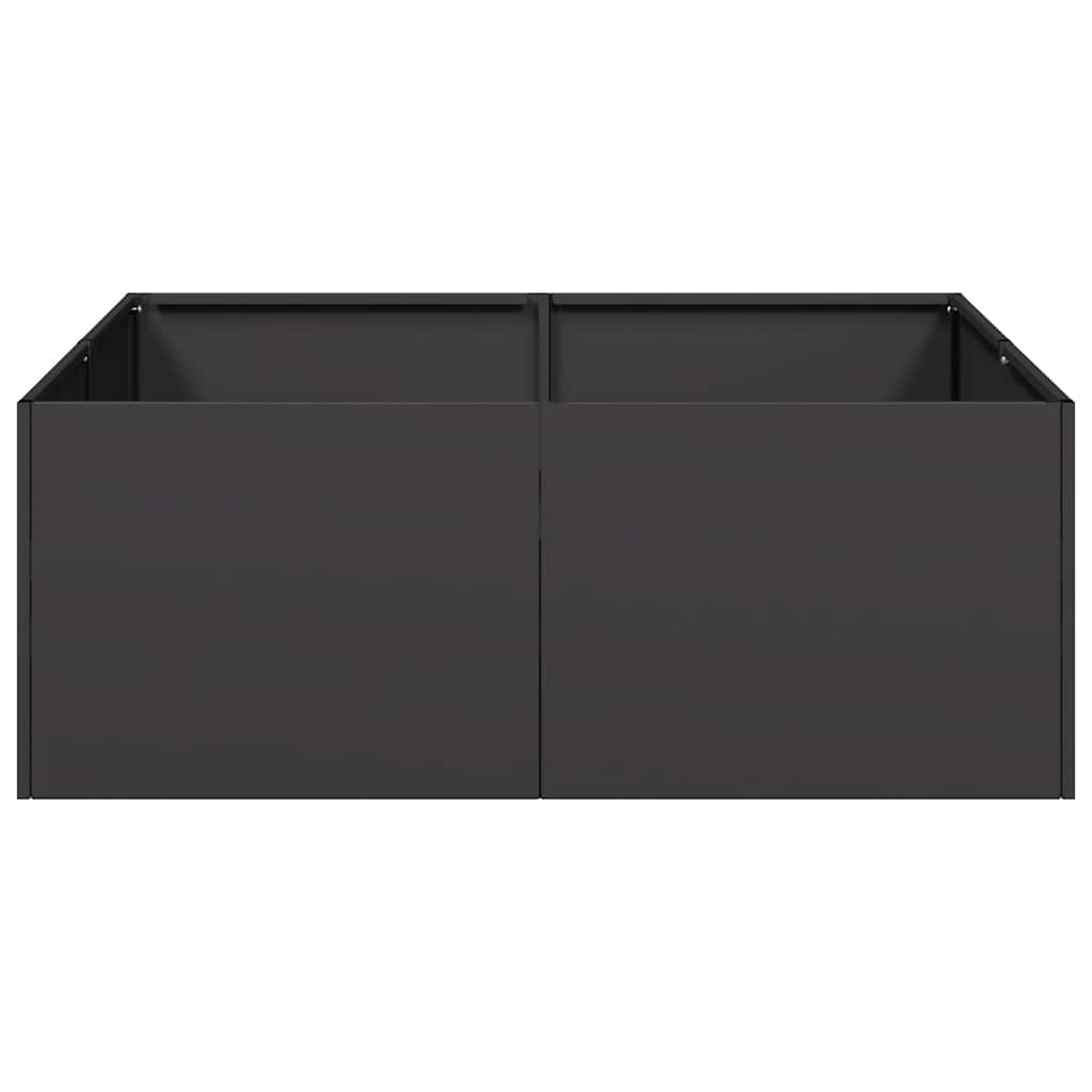 Sadilica crna 80x80x30 cm od čelika