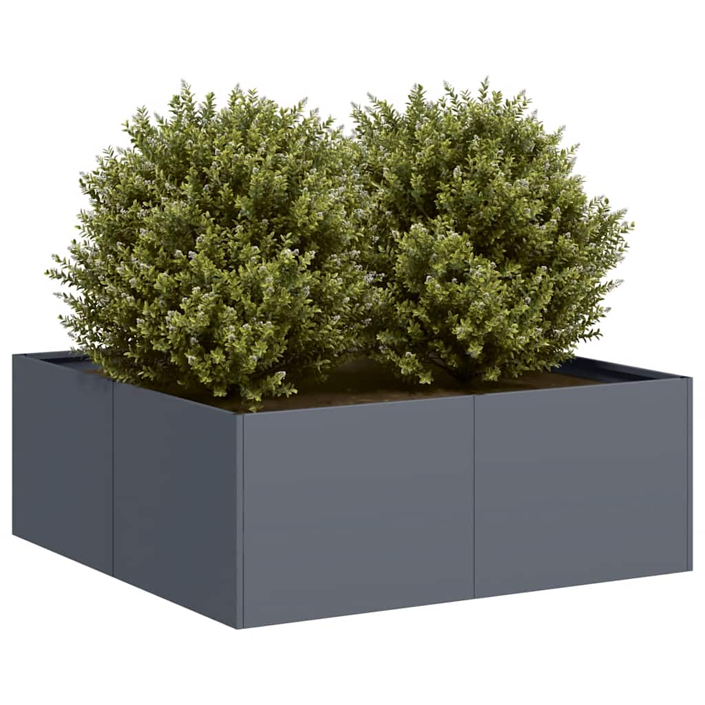Sadilica antracit 80x80x30 cm od čelika