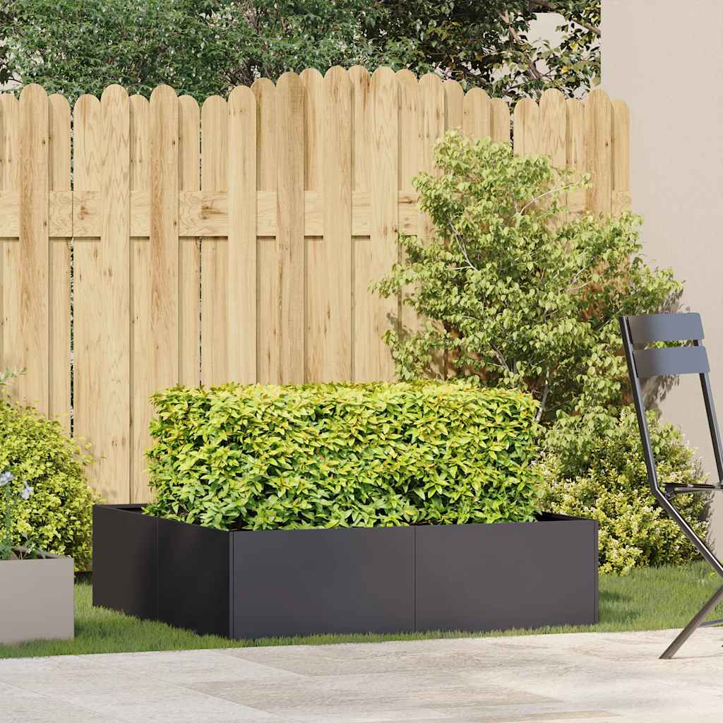 Sadilica crna 100x100x30 cm od čelika