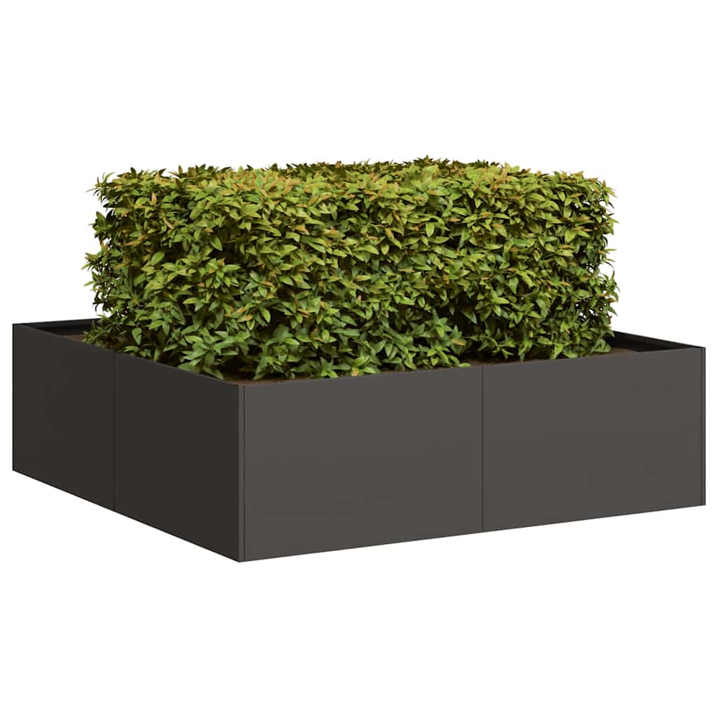 Sadilica crna 100x100x30 cm od čelika