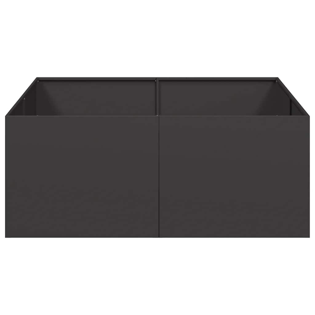 Sadilica crna 100x100x40 cm od čelika