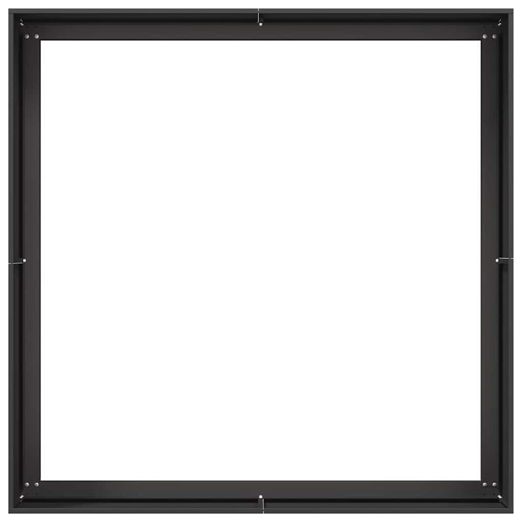Sadilica crna 100x100x40 cm od čelika
