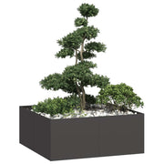 Sadilica crna 100x100x40 cm od čelika