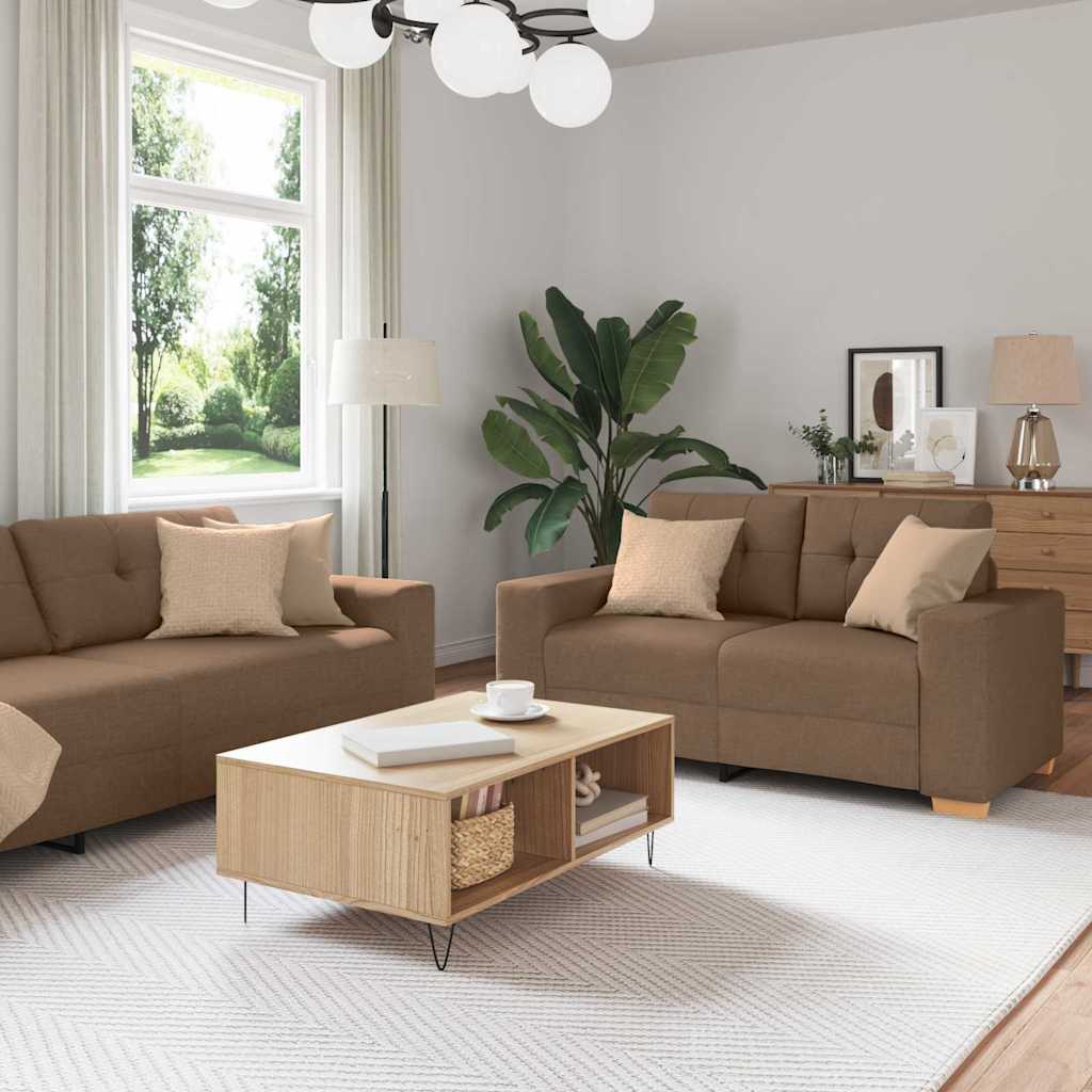 Sofa 3 pcs 221 x 80 x 80 cm Platnasta tkanina