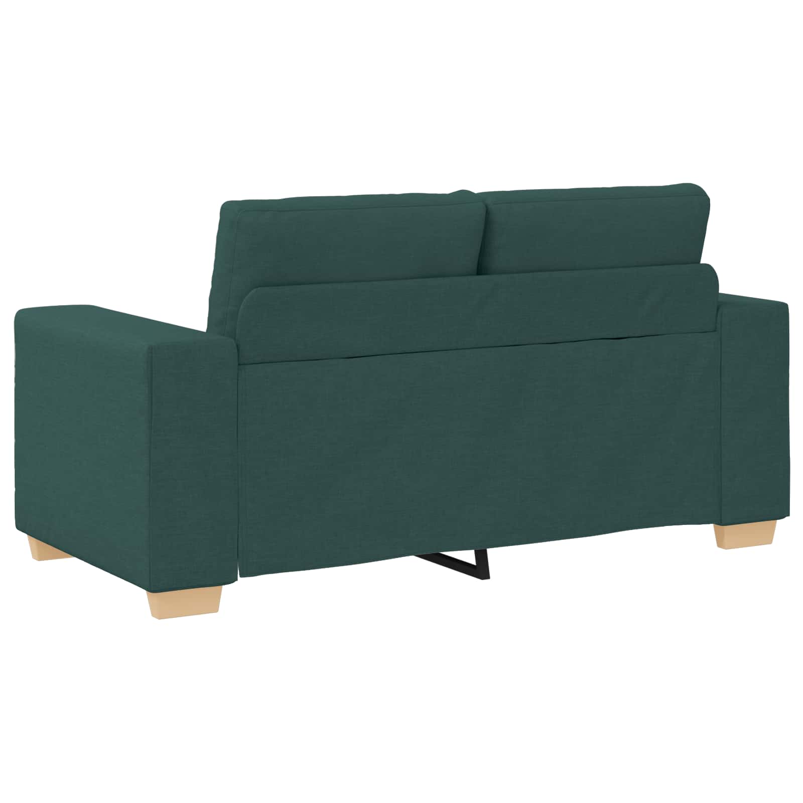Sofa 3 pcs Tamnozelena 221 x 80 x 80 cm Platnasta tkanina