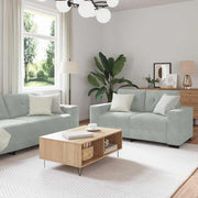 Set sofe 3 pcs Svijetlo siva 221 x 80 x 80 cm Baršun