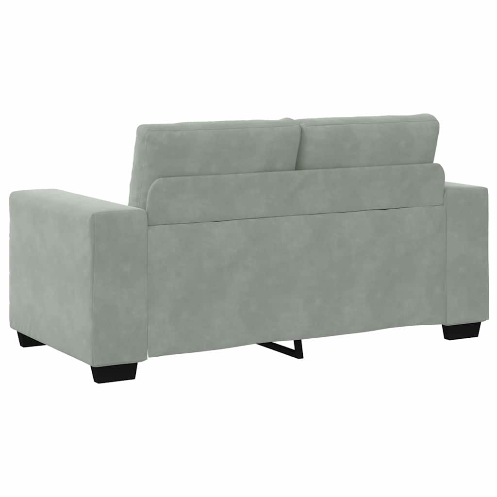 Set sofe 3 pcs Svijetlo siva 221 x 80 x 80 cm Baršun