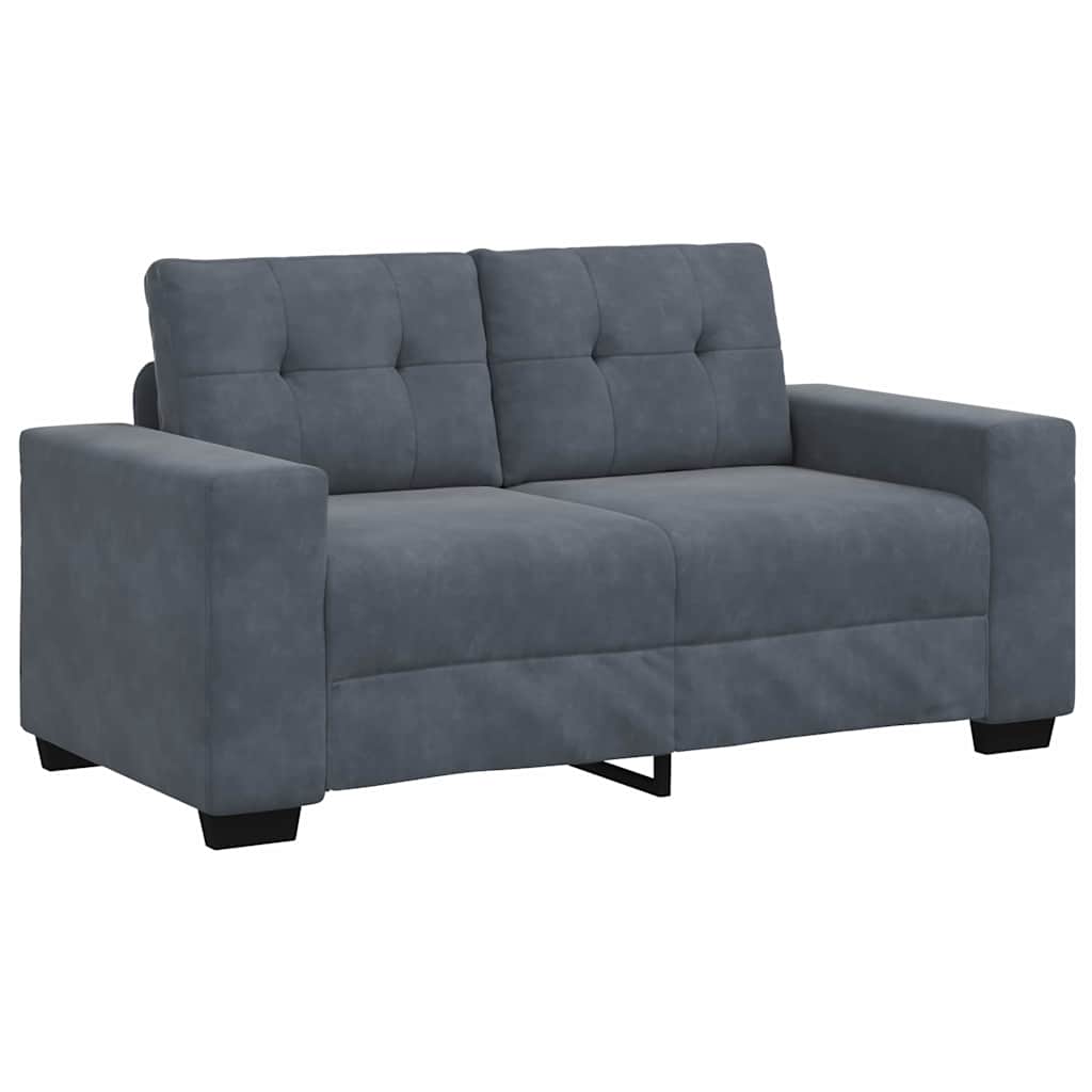 Set sofe 3 pcs Tamno siva 221 x 80 x 80 cm Baršun