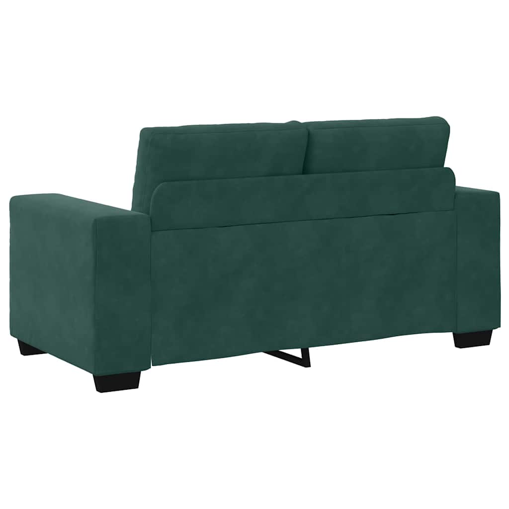 Set sofe 3 pcs Tamnozelena 221 x 80 x 80 cm Baršun