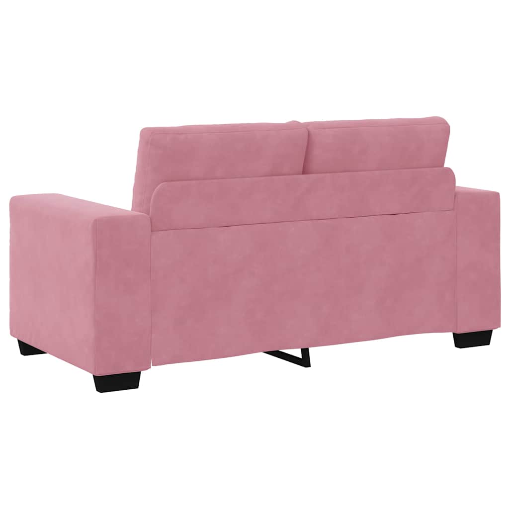Set sofe 3 pcs Ružičasta 221 x 80 x 80 cm Baršun