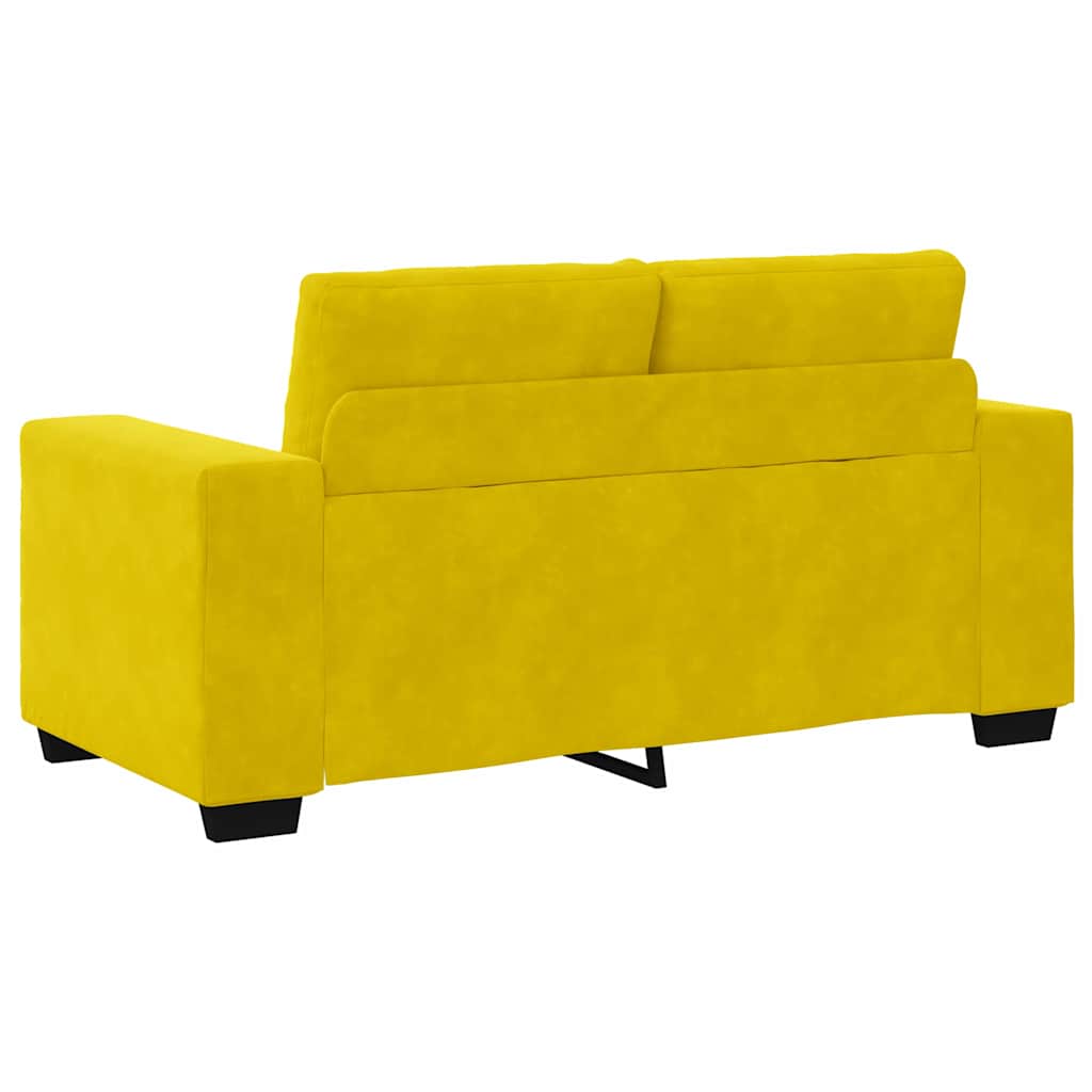 Set sofe 3 pcs Žuta 221 x 80 x 80 cm Baršun