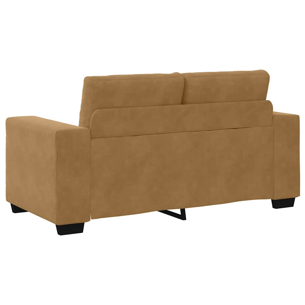 Set sofe 3 pcs Smeđa 221 x 80 x 80 cm Baršun