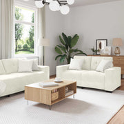 Set sofe 3 pcs Krema 221 x 80 x 80 cm Baršun