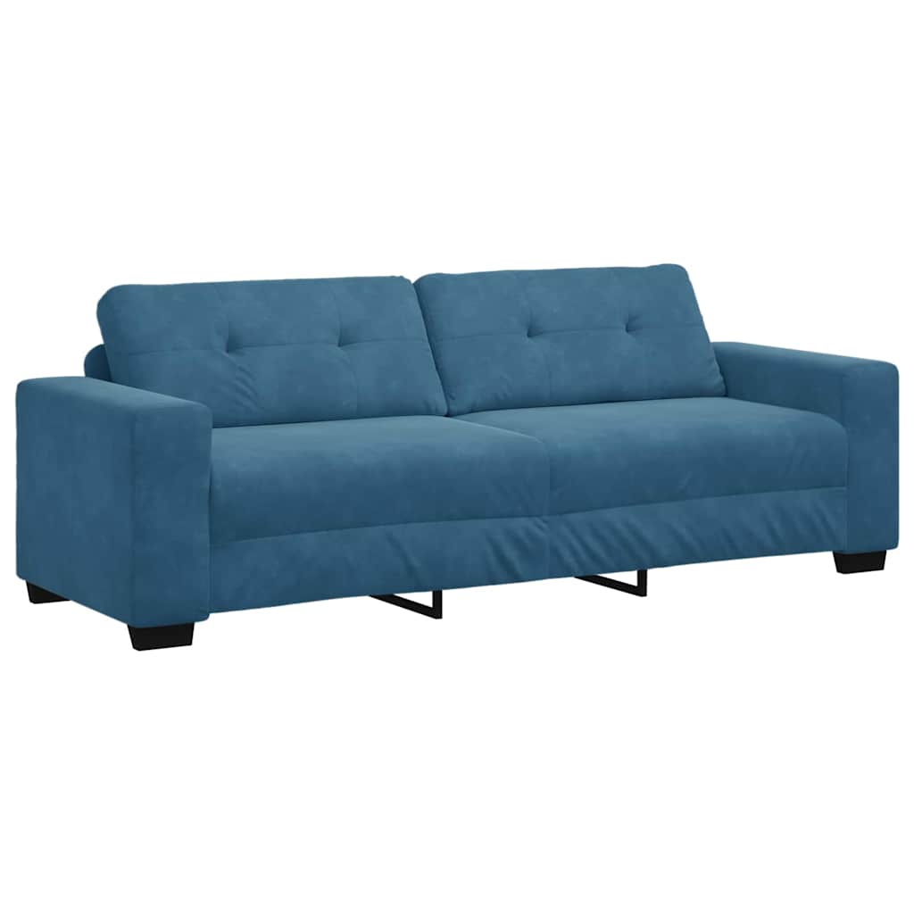 Set sofe 3 pcs Plava 221 x 80 x 80 cm Baršun