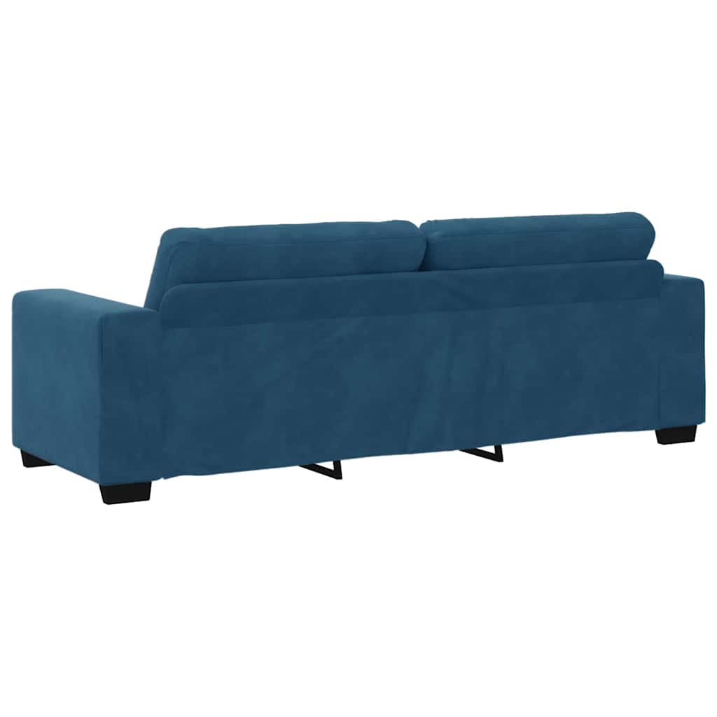 Set sofe 3 pcs Plava 221 x 80 x 80 cm Baršun