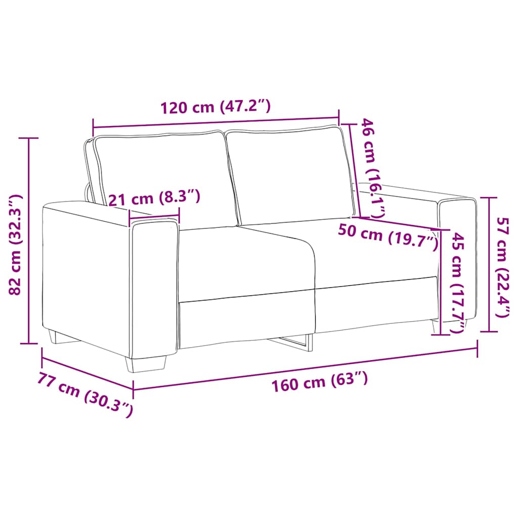 3-dijelni set sofa s jastucima, tkanina boje vina