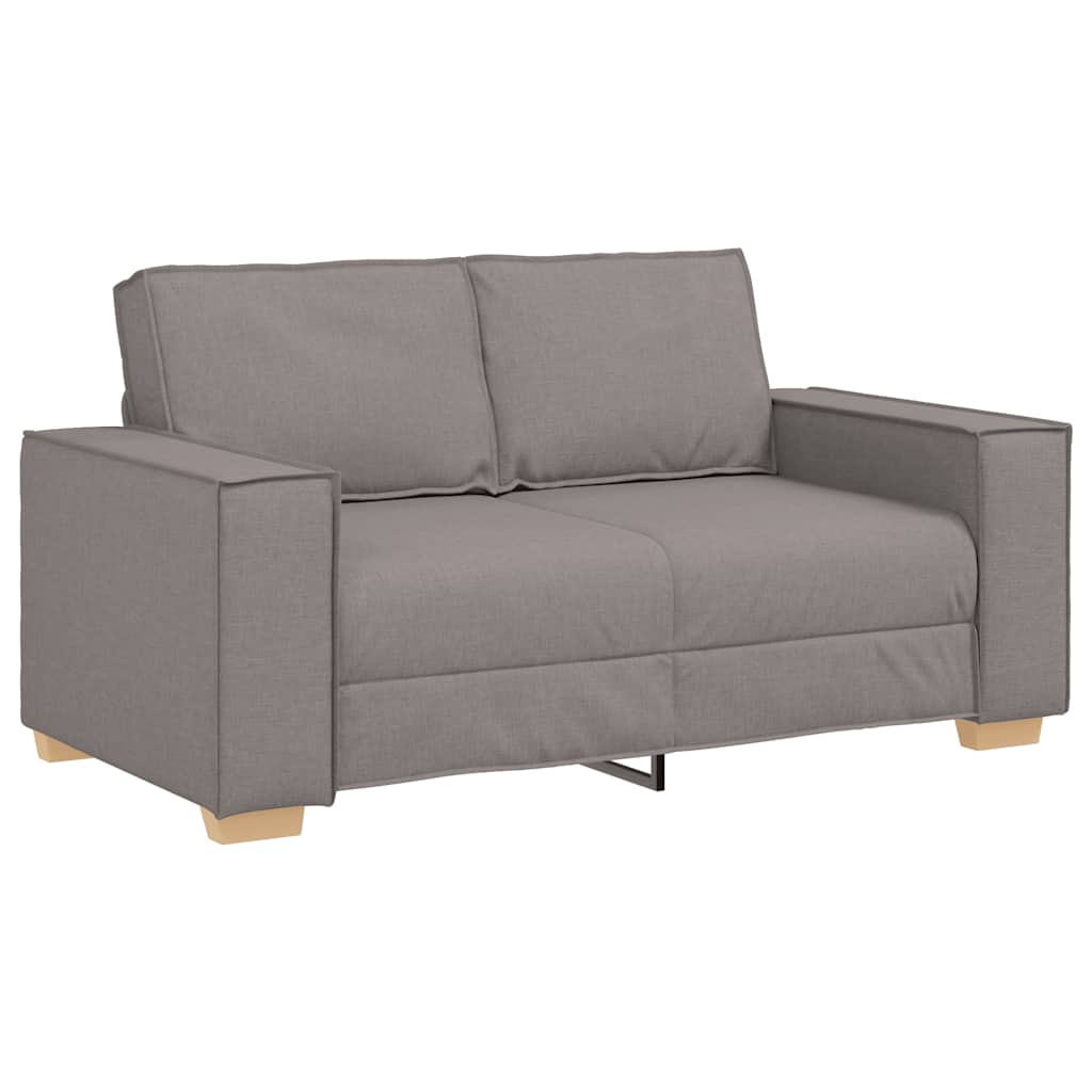 Dvodijelni set sofa s jastucima, taupe tkanina