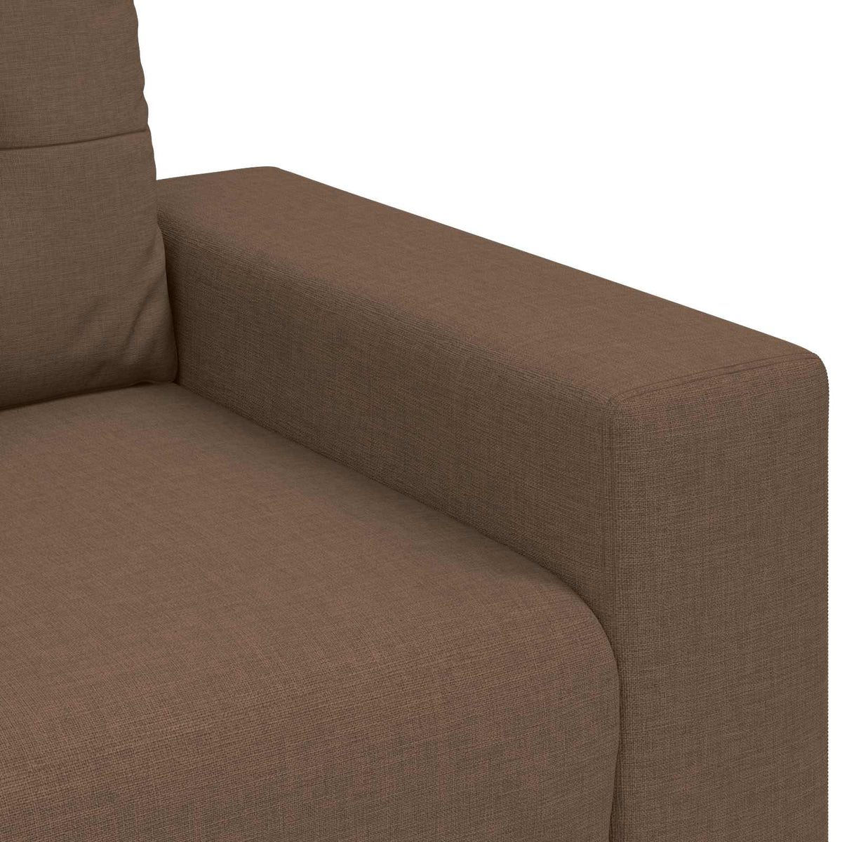 Sofa 2 kom. Smeđa Platnasta tkanina