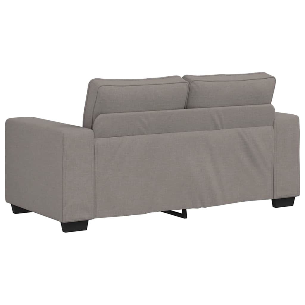 Dvodijelni set sofa s jastucima, taupe tkanina