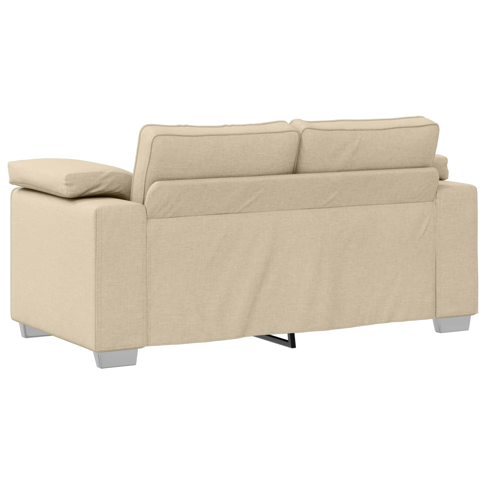 Sofa 2 pcs Krema 219 x 80 x 82 cm tkanina