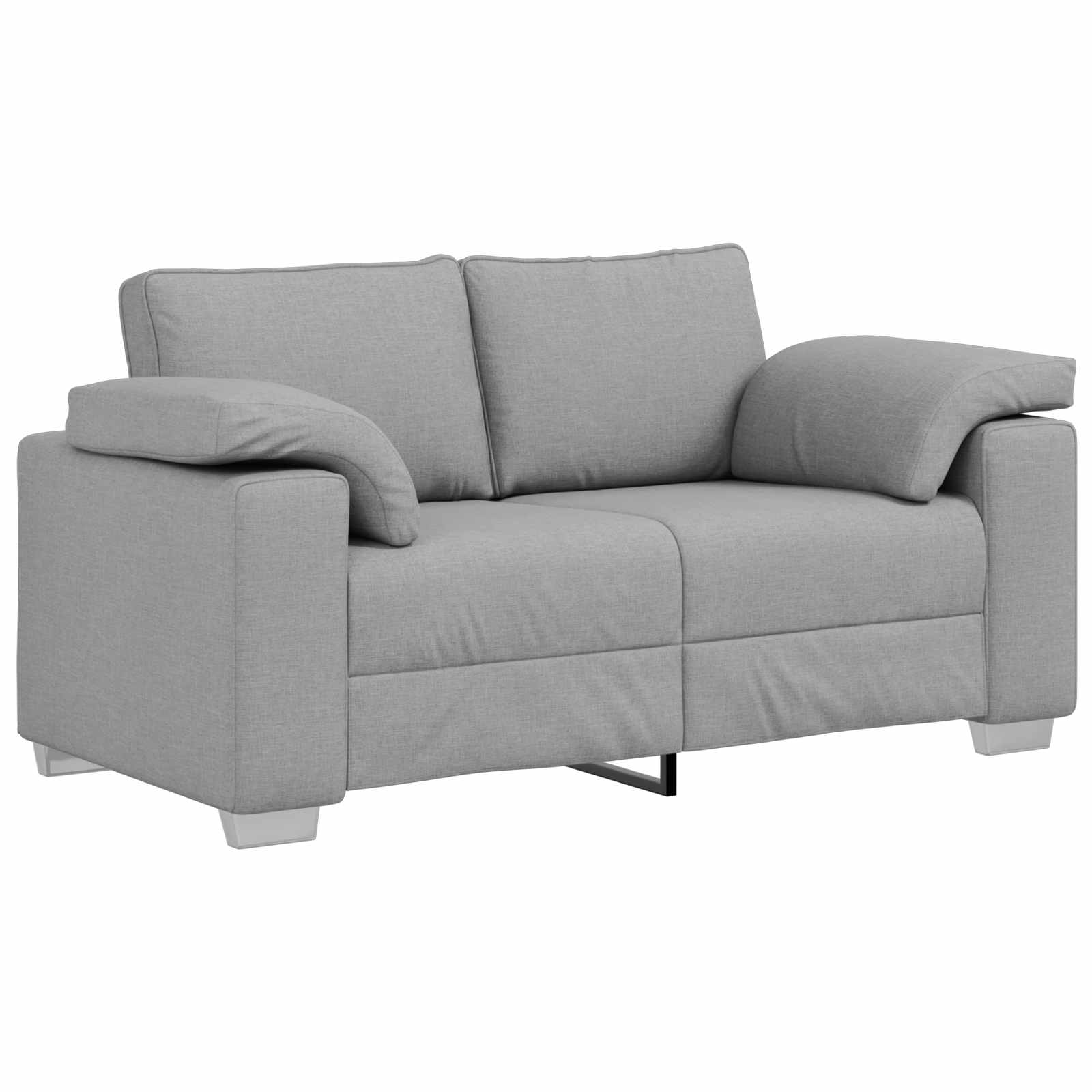 Sofa 2 pcs Oblačnosiva 219 x 80 x 82 cm tkanina