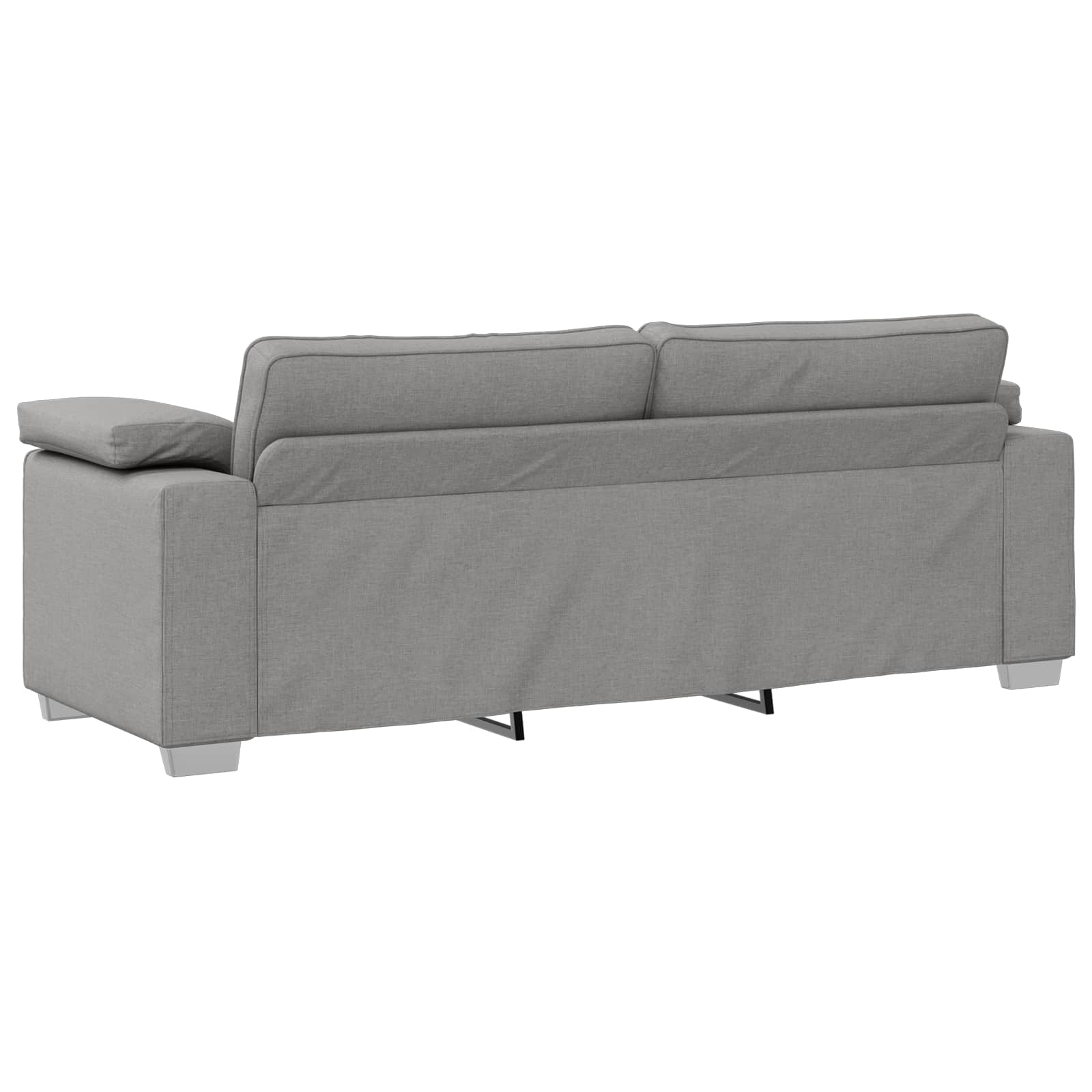 Sofa 2 pcs Oblačnosiva 219 x 80 x 82 cm tkanina