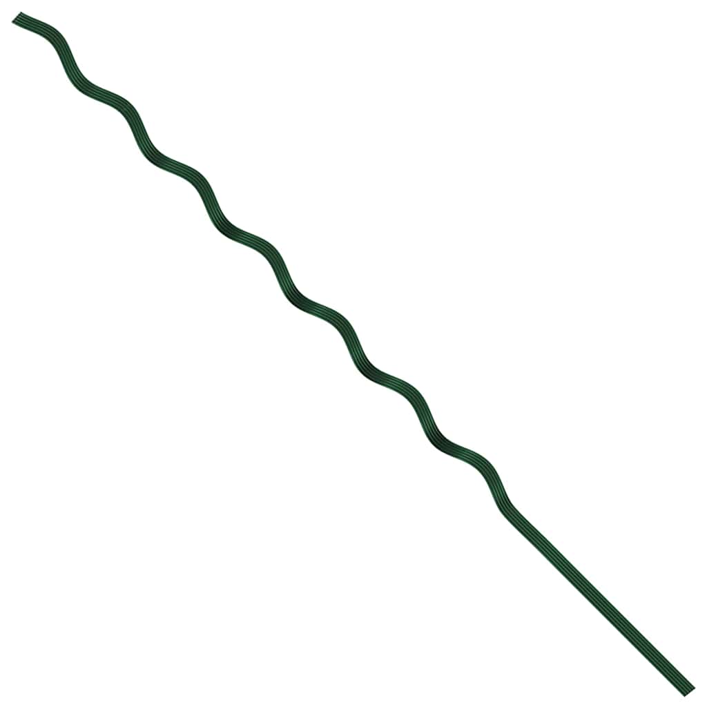 Podrška za biljke 5 pcs Zelena 170 x 0,6 x 0,6 cm Čelik
