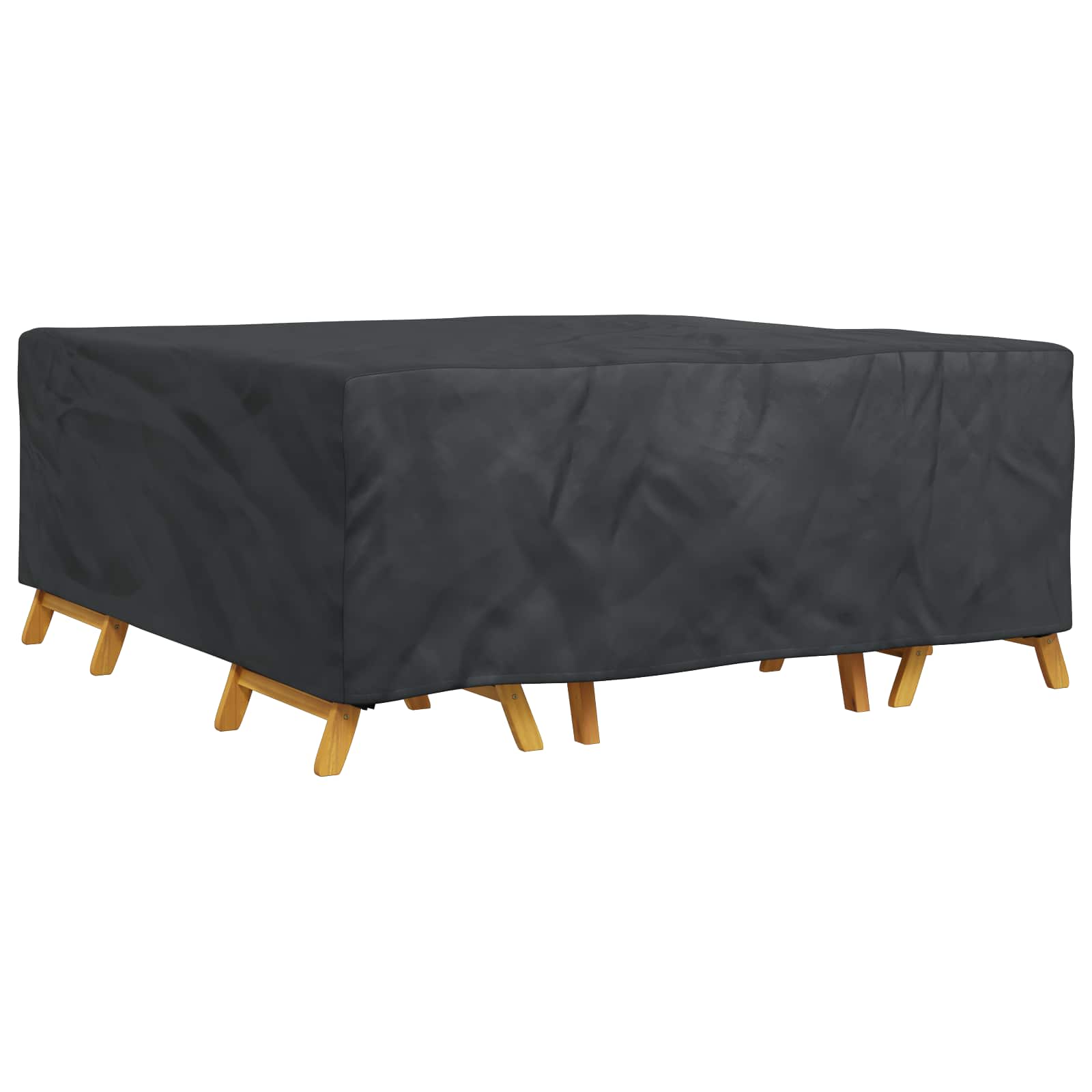Pokrov za namještaj Jednobojno Crna 200 x 200 x 90 cm 210D